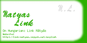 matyas link business card